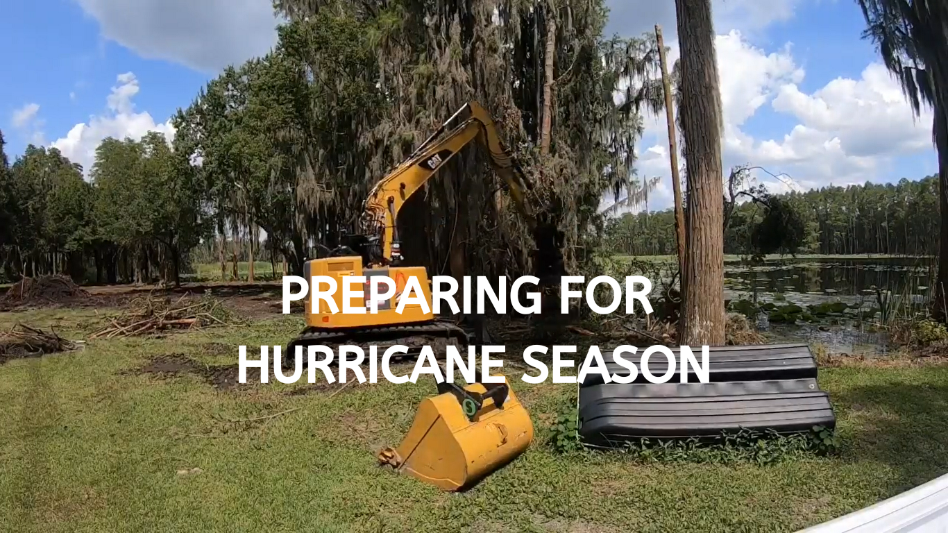 Hurricane season land clearing